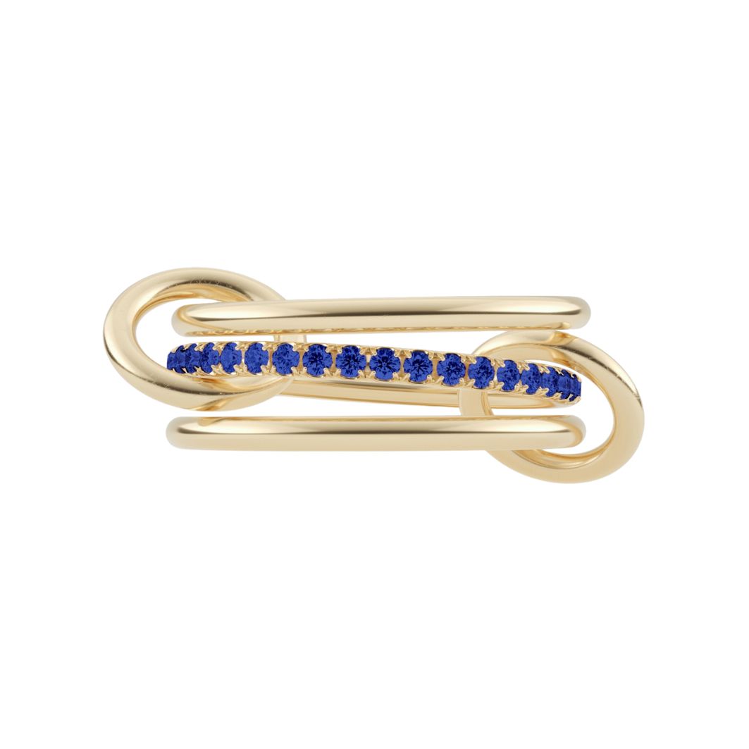 Spinelli Kilcollin 18kt Yellow Gold and Blue Sapphire Sonny Ring